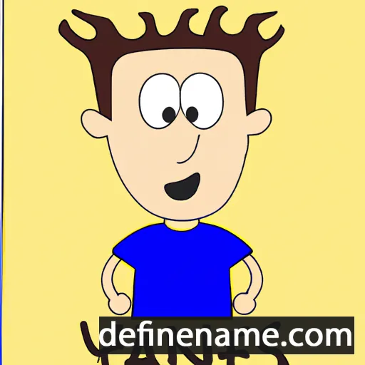 cartoon of the name Yannis