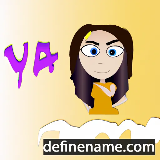 cartoon of the name Yara