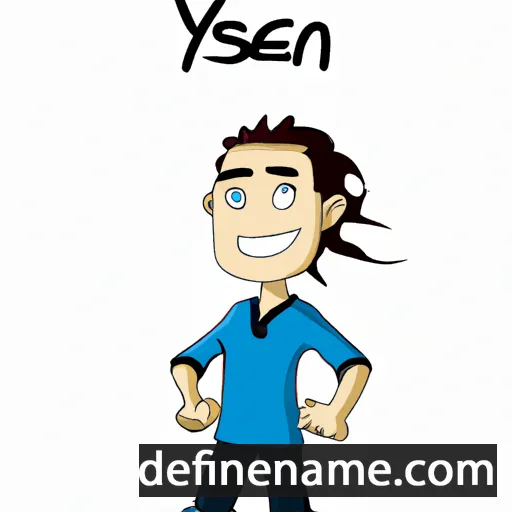 cartoon of the name Yasen