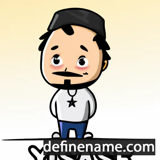 cartoon of the name Yasir