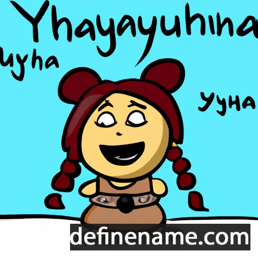 cartoon of the name Yauheniya