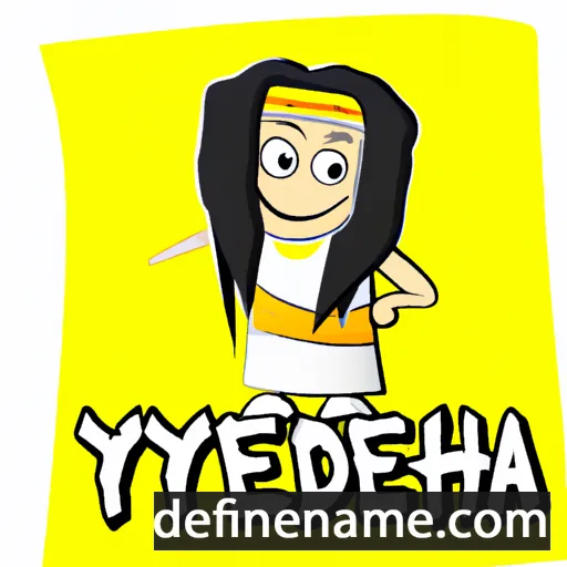 cartoon of the name Yedidah