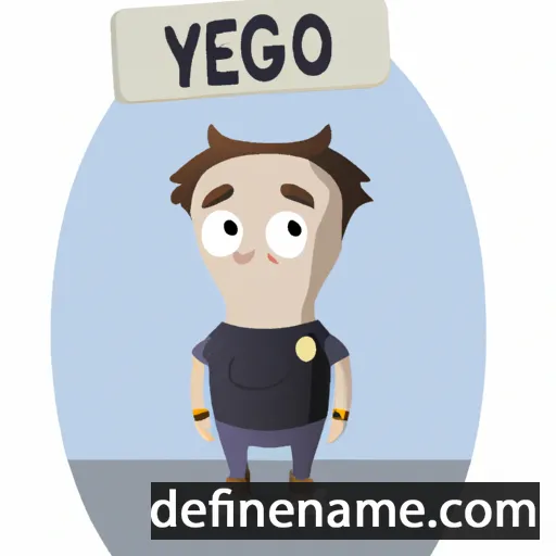 cartoon of the name Yegor