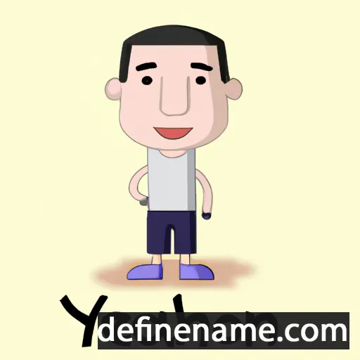 cartoon of the name Yehonatan