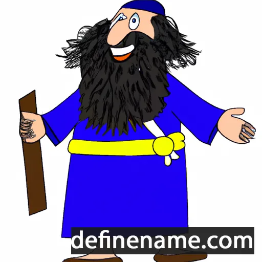 cartoon of the name Yehoshafat