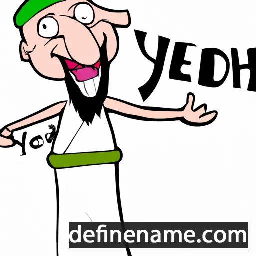 cartoon of the name Yehudah