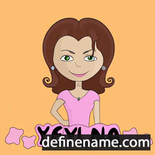 cartoon of the name Yelena