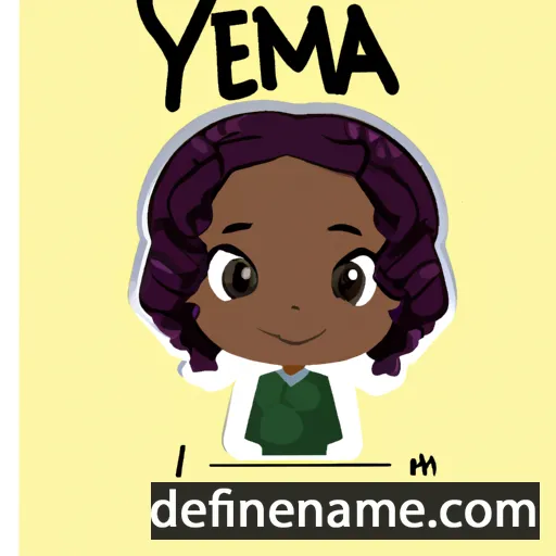 cartoon of the name Yemima