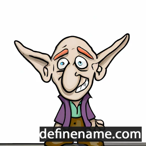 cartoon of the name Yerachme'el