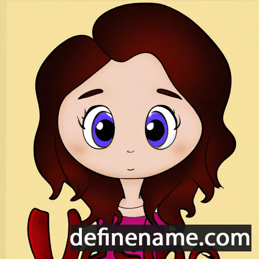 cartoon of the name Yesenia