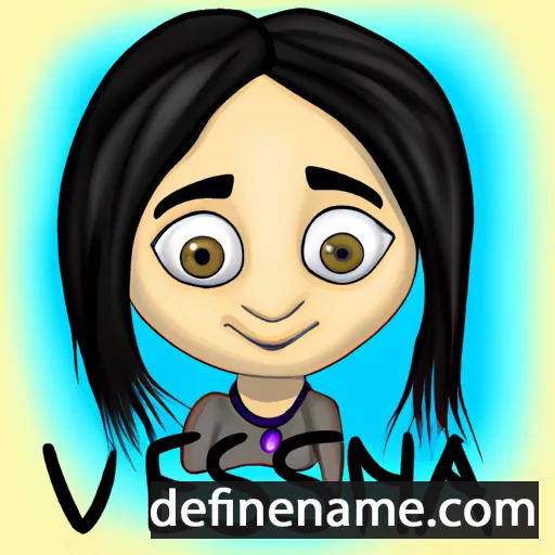 cartoon of the name Yeseniya