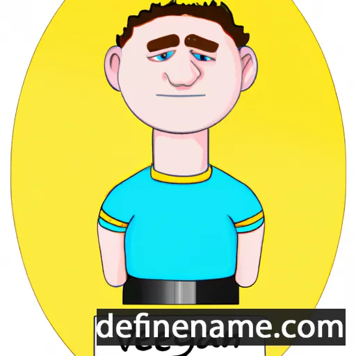 cartoon of the name Yevgen