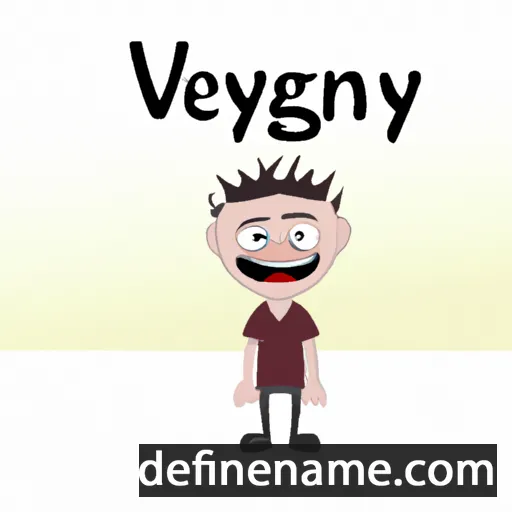 cartoon of the name Yevgeny