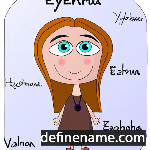 Yevheniya cartoon