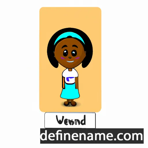 cartoon of the name Yewande