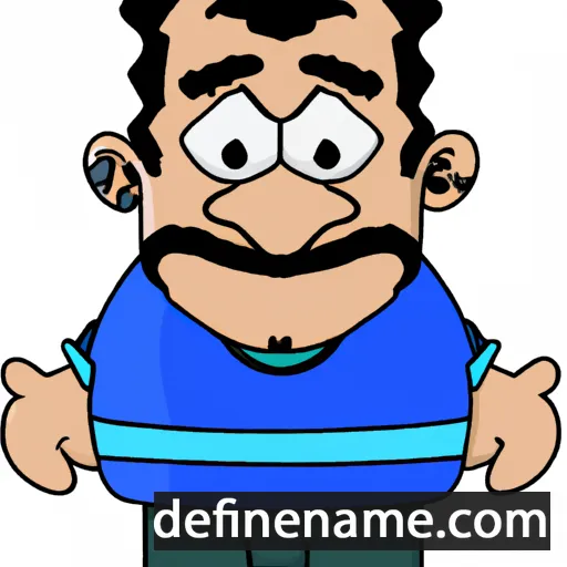 cartoon of the name Yiannis