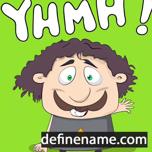 cartoon of the name Yishma'el