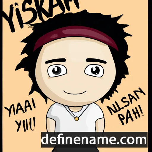 cartoon of the name Yiskah