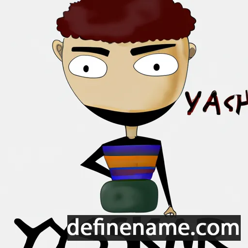 cartoon of the name Yissakhar