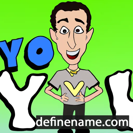 cartoon of the name Yoav