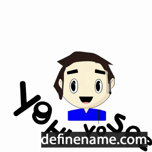 cartoon of the name Yohanes