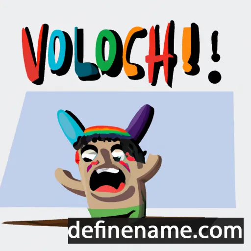 cartoon of the name Yoloxochitl