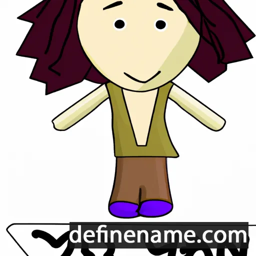 cartoon of the name Yonah