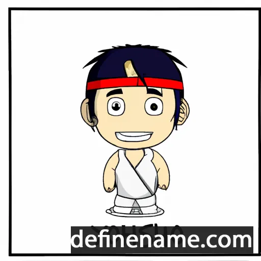 cartoon of the name Yoshiro