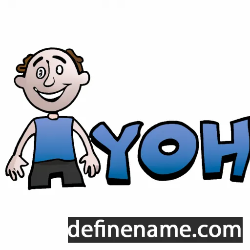 cartoon of the name Yotam