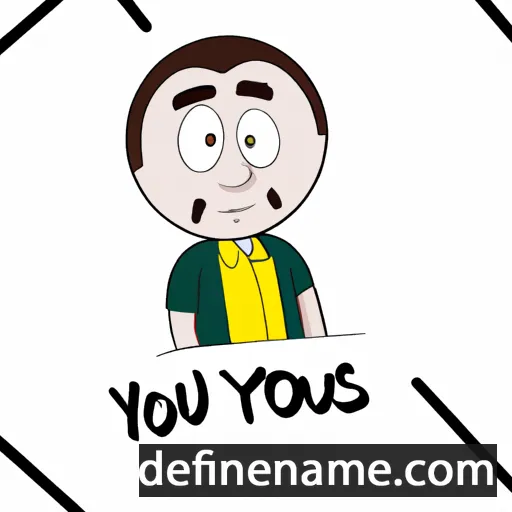 cartoon of the name Younes