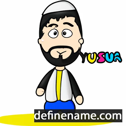 cartoon of the name Yousaf