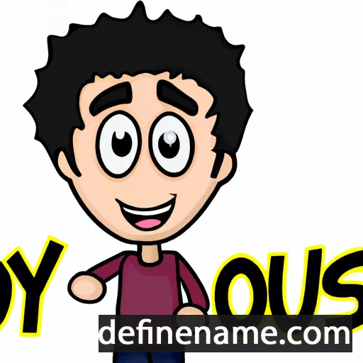 cartoon of the name Yousef