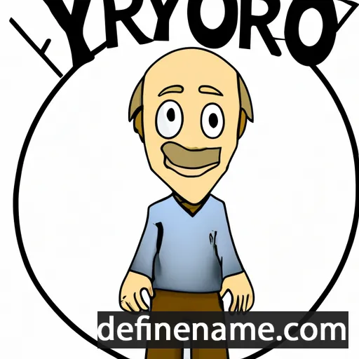 cartoon of the name Yrjö