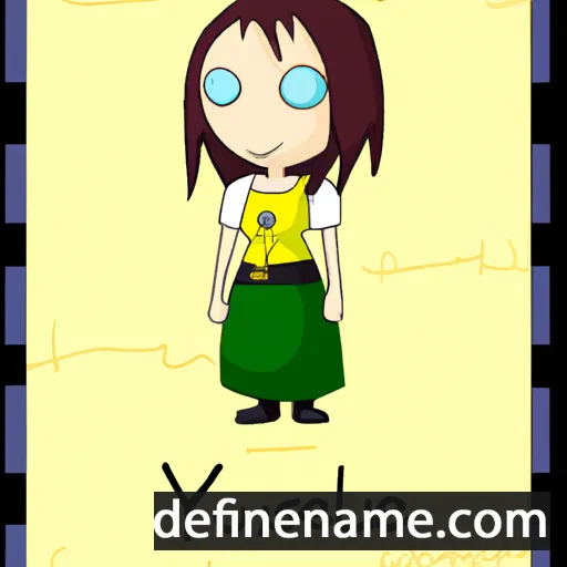 cartoon of the name Yseult