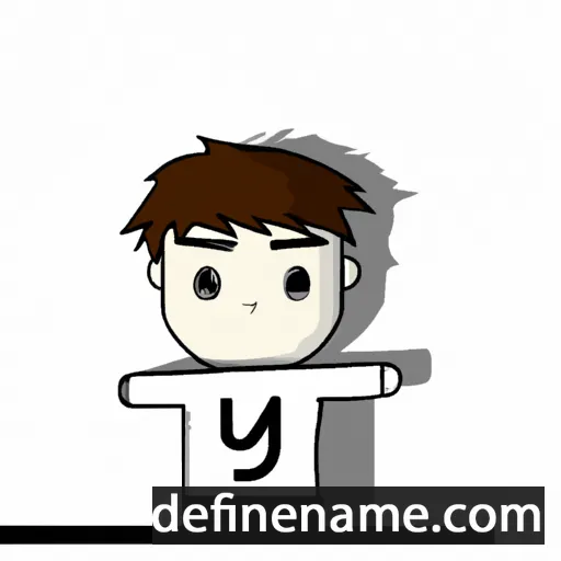 cartoon of the name Yu