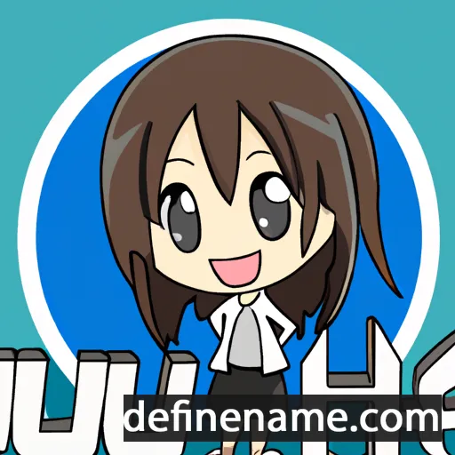 cartoon of the name Yuina