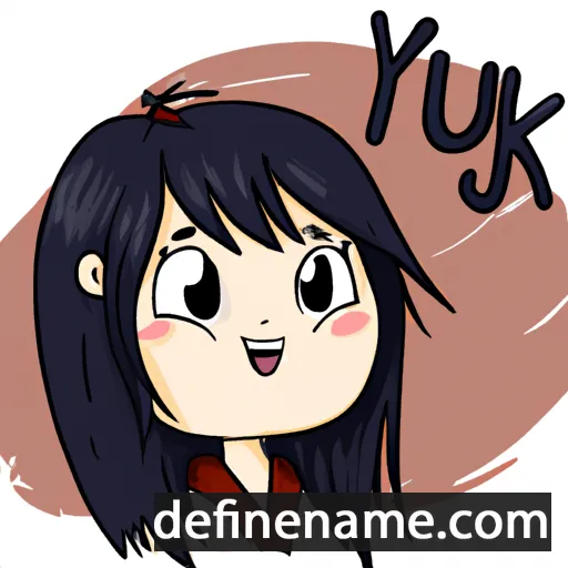 cartoon of the name Yuki