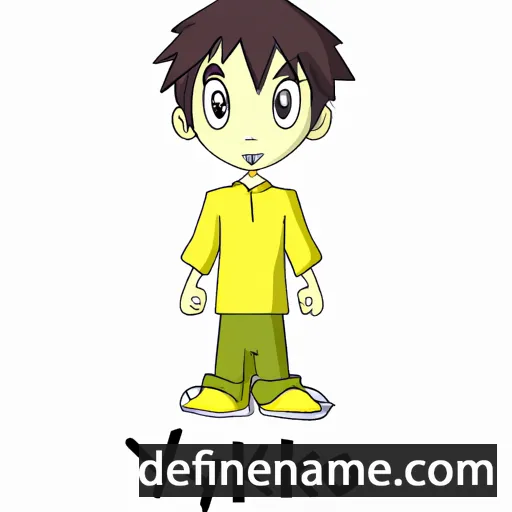 cartoon of the name Yukio