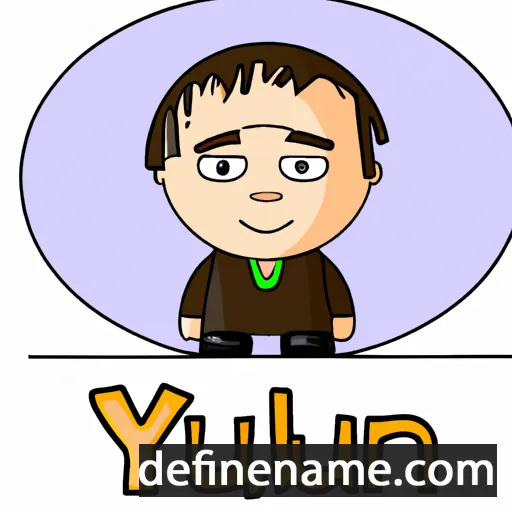 cartoon of the name Yulian