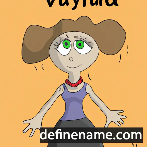 cartoon of the name Yuliya