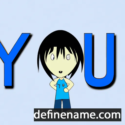 cartoon of the name Yuu