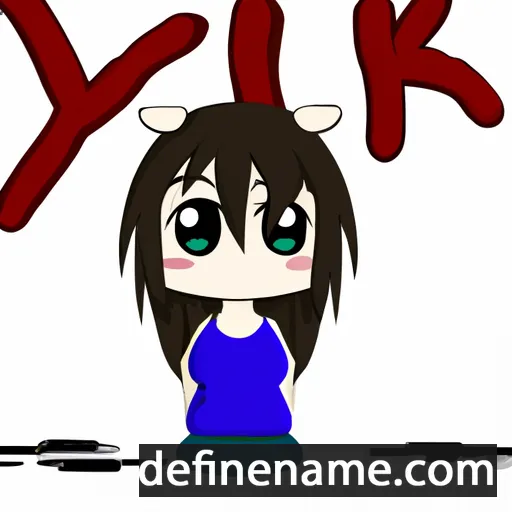 cartoon of the name Yuuki