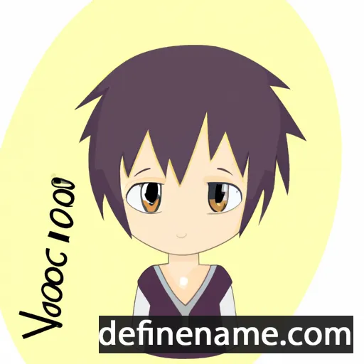 cartoon of the name Yuzuru