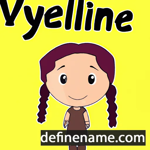 Yveline cartoon