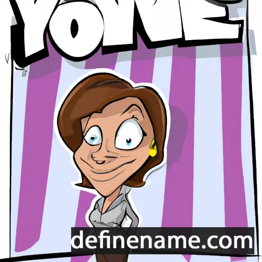 Yvonne cartoon