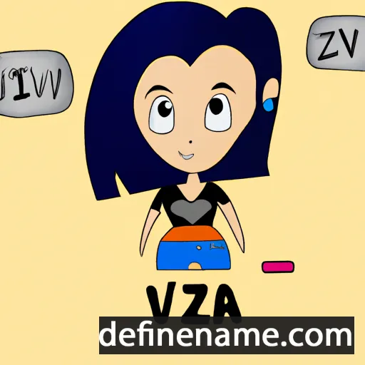 cartoon of the name Živa