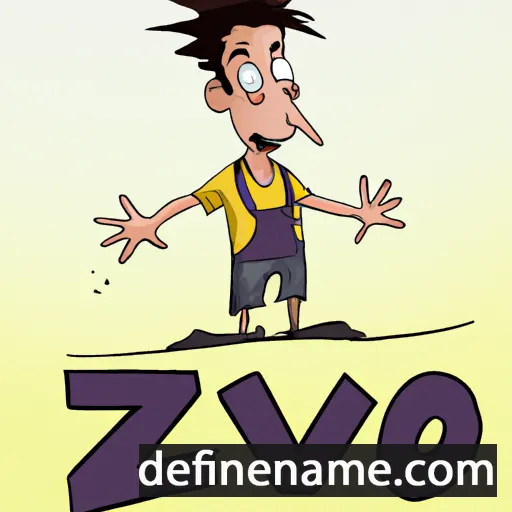 cartoon of the name Živko