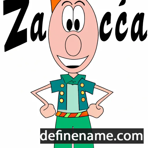 cartoon of the name Zaccaria