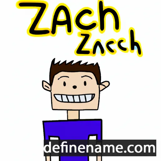 Zach cartoon