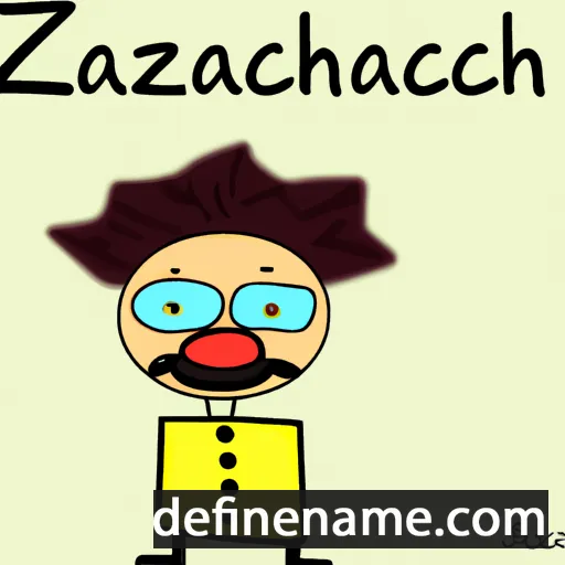 cartoon of the name Zachariasz